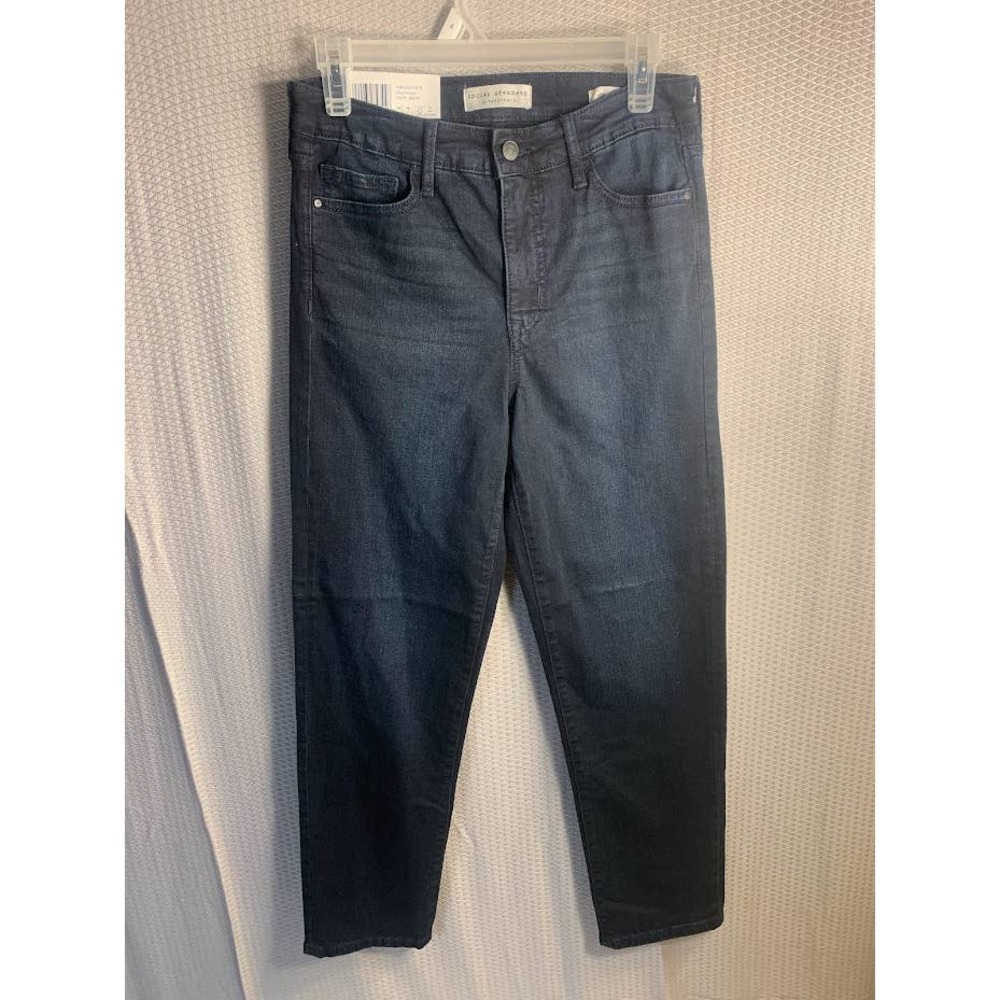 Social Standard by Sanctuary Womens High Rise Slim Straight Stretch Denim Pant 4